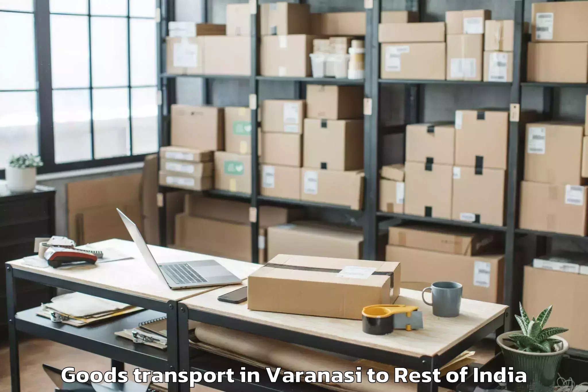 Book Varanasi to Sikenderguda Goods Transport Online